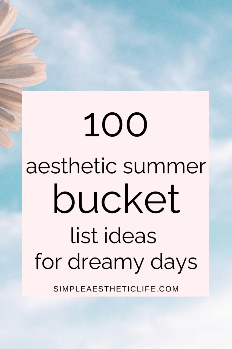 100 aesthetic Summer Bucket List Ideas