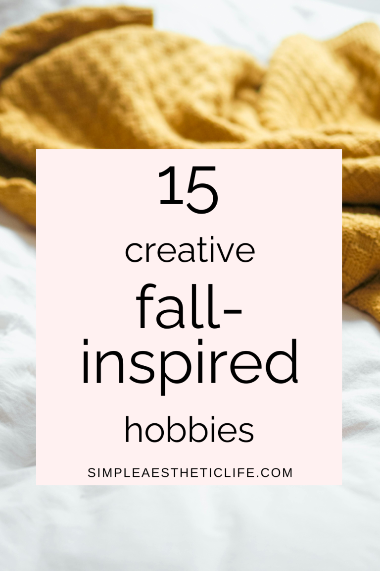 Creative fall-inspired hobbies