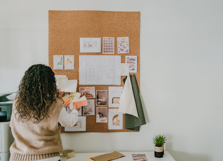 how to create an autumn mood board