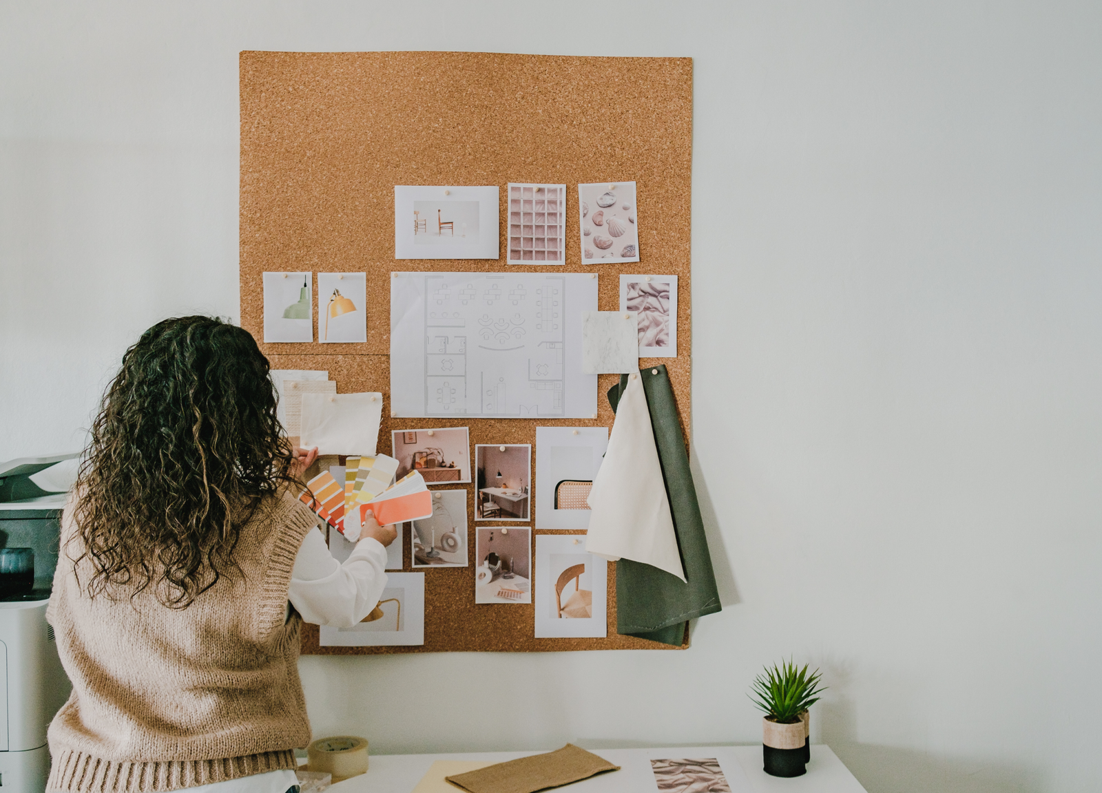 how to create an autumn mood board