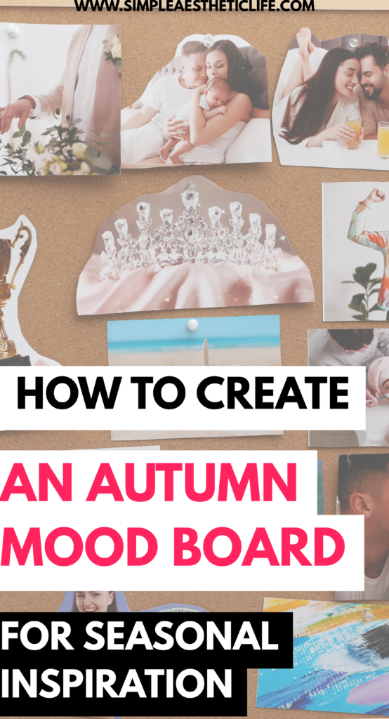 how to create an autumn mood board