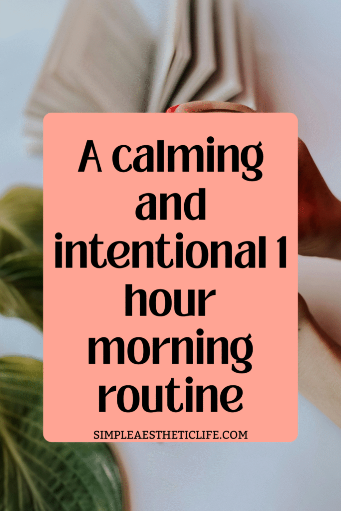 one-hour morning routine
