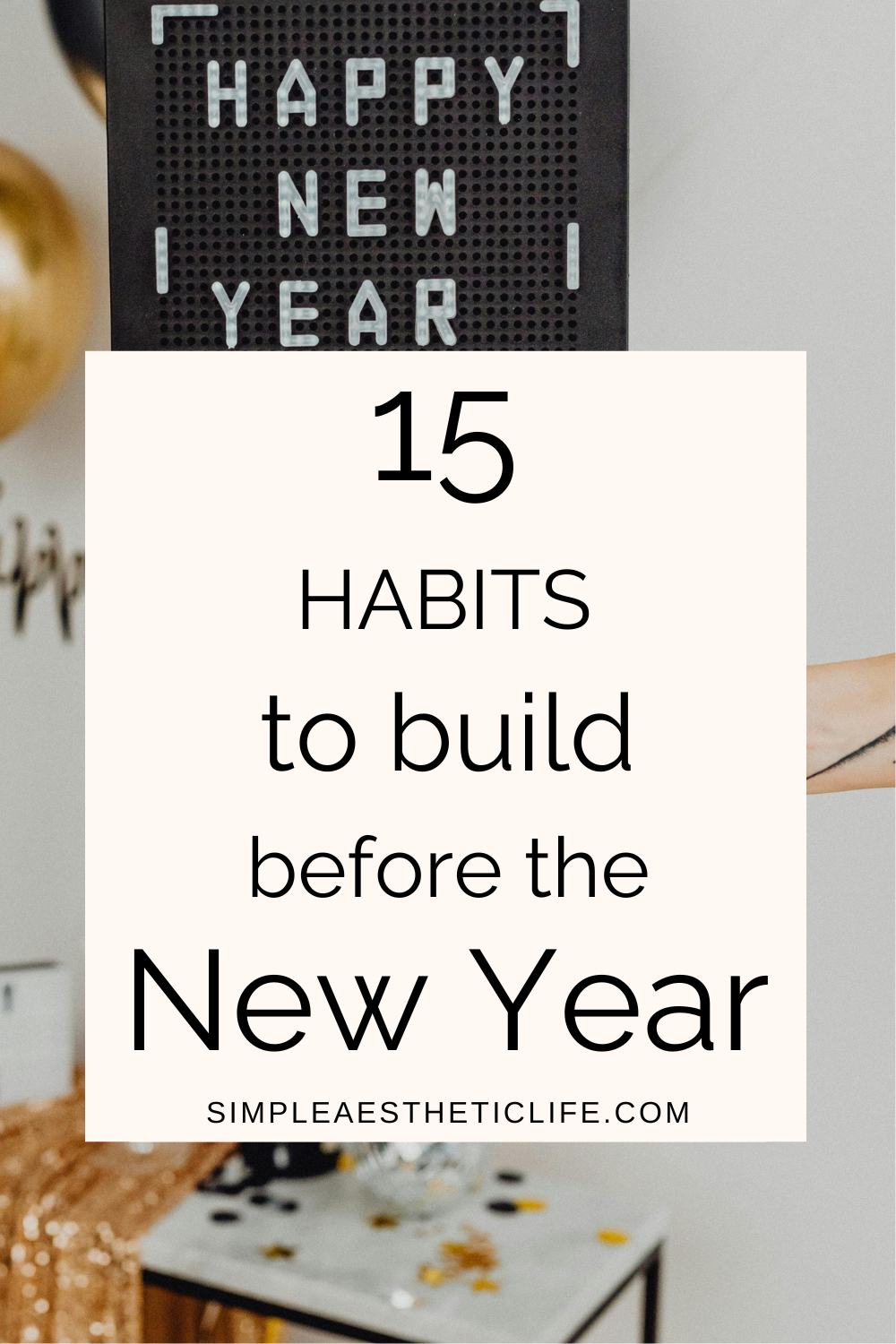 Habits to build Before the New Year