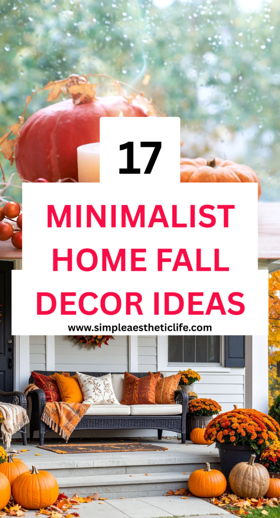 Minimalist fall home decor ideas
