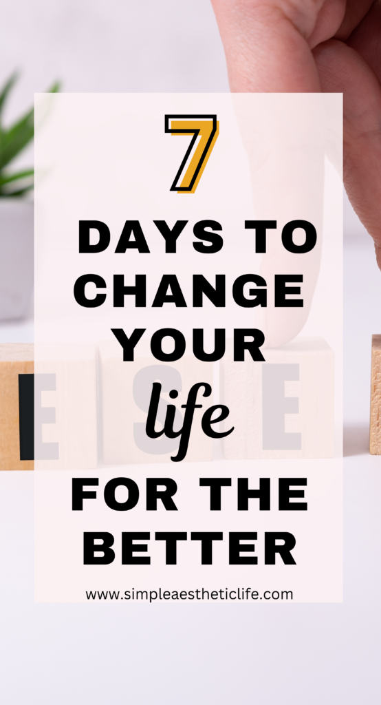 7-day life reset challenge