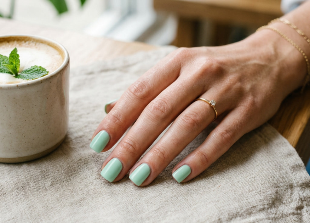 Mint Minimal Nails