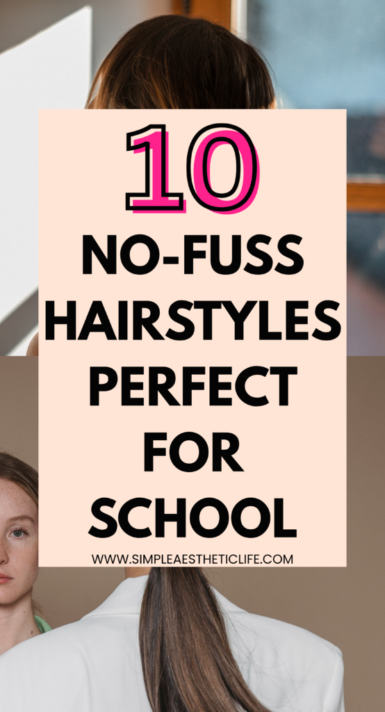 Easy hairstyles for school