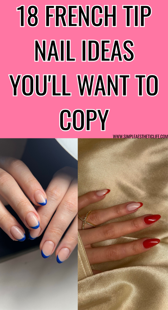 french tip nail ideas